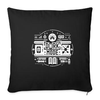 Mode Dork 12 - Housse de coussin décorative 45 x 45 cm - noir - Devant
