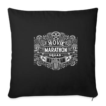 Film Marathon Squad 2 - Housse de coussin décorative 45 x 45 cm - noir - Devant