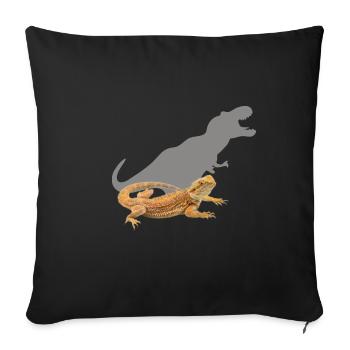 Bartargame Mom Dad I Funny Beardy Gift I - Sofa pillowcase 17,3'' x 17,3'' (45 x 45 cm) - black - Front