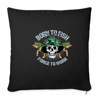 Contrainte de travailler Custom Inspector Gi - Housse de coussin décorative 45 x 45 cm - noir - Devant