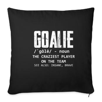 Goalie Gear Goalkeeper Definition 3 - Sofakissenbezug 45 x 45 cm - Schwarz - Vorne