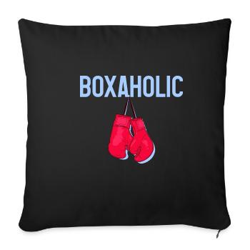 Boxaholic 4 - Sofa pillowcase 17,3'' x 17,3'' (45 x 45 cm) - black - Front