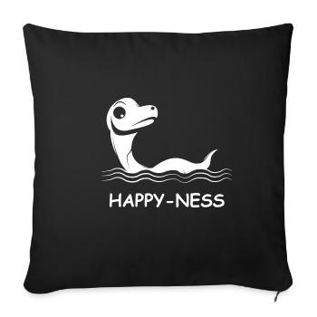 Happy-Ness Scots or Scottish Person Gift - Sofa pillowcase 17,3'' x 17,3'' (45 x 45 cm) - black - Front