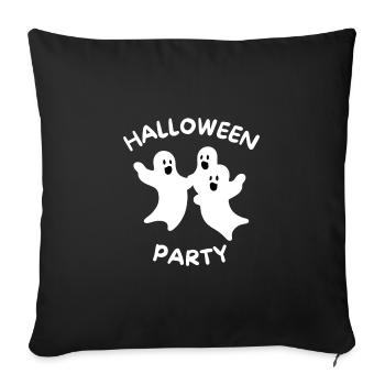 Halloween Party - Lustige Geister-Design - Sofakissenbezug 45 x 45 cm - Schwarz - Vorne