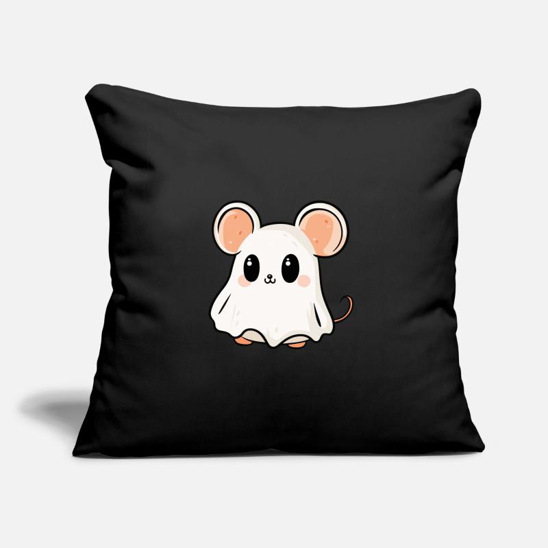 Mouse Halloween Funny Ghost Sofa pillowcase 17,3'' x 17,3'' (45 x 45 cm)