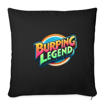 Burping Legend 18 - Sofa pillowcase 17,3'' x 17,3'' (45 x 45 cm) - black - Front
