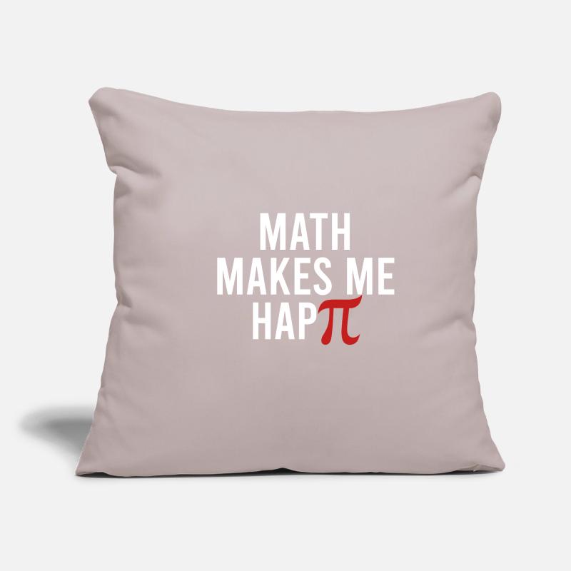 Math Geek Math Makes Me Happie Funny Integral Math Housse de coussin décorative 45 x 45 cm