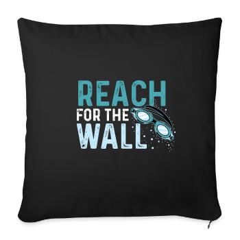 Atteindre le mur Turner Poison - Housse de coussin décorative 45 x 45 cm - noir - Devant