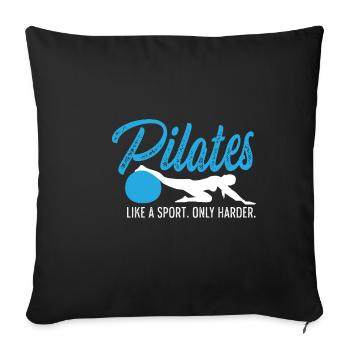 Nur schwerer Gesundheitsbegeisterte Geschenk - Sofakissenbezug 45 x 45 cm - Schwarz - Vorne