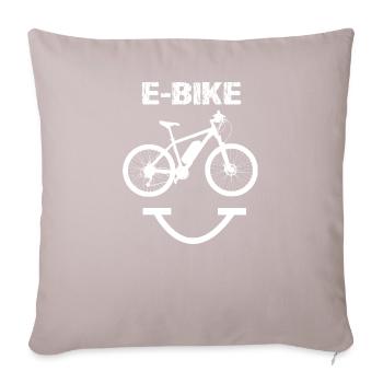 bicycle - Sofa pillowcase 17,3'' x 17,3'' (45 x 45 cm) - light taupe - Front