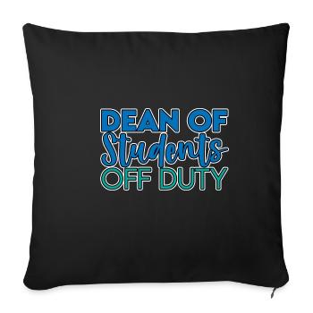 Dean Of Students Off Duty 2 - Sofa pillowcase 17,3'' x 17,3'' (45 x 45 cm) - black - Front