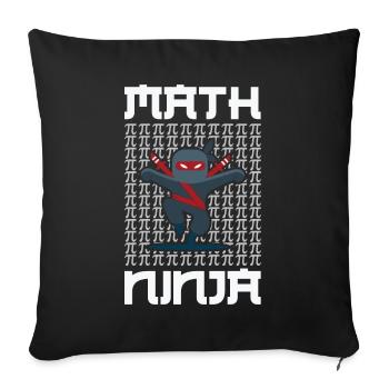 Funny Math Quote Math Teacher Math Sayings - Sofa pillowcase 17,3'' x 17,3'' (45 x 45 cm) - black - Front