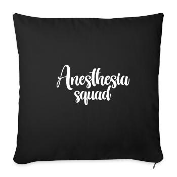Anesthesia Squad - Sofakissenbezug 45 x 45 cm - Schwarz - Vorne