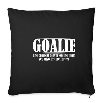 Goalie Gear Goalkeeper Definition 14 - Sofakissenbezug 45 x 45 cm - Schwarz - Vorne