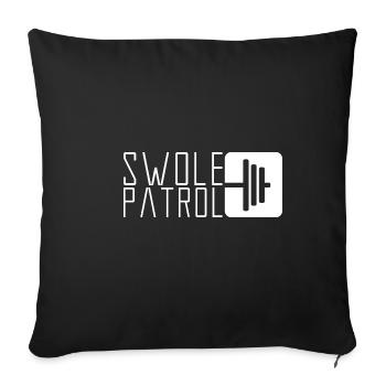 Patrouille swole 3 - Housse de coussin décorative 45 x 45 cm - noir - Devant