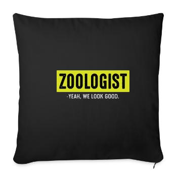 Nous avons l’air bien du cadeau de scientifique animalier - Housse de coussin décorative 45 x 45 cm - noir - Devant