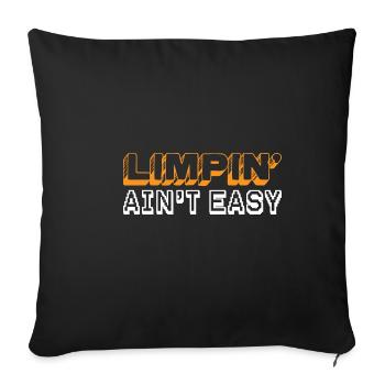 Limpin' Ain't Easy 19 - Sofa pillowcase 17,3'' x 17,3'' (45 x 45 cm) - black - Front