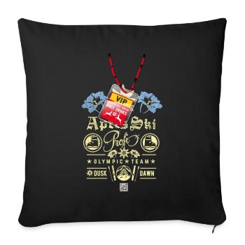 Après Ski Profi - Sofa pillowcase 17,3'' x 17,3'' (45 x 45 cm) - black - Front
