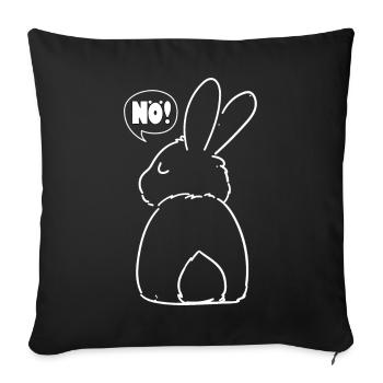 Noisè NÖ cadeau anniversaire - Housse de coussin décorative 45 x 45 cm - noir - Devant