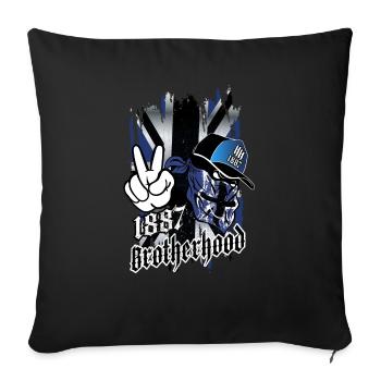 HOLD FAST ORIGINALS Brotherhood 1887 Good Guys - Sofa pillowcase 17,3'' x 17,3'' (45 x 45 cm) - black - Front