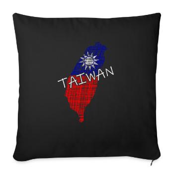 taiwan Taiwan taipeh - Sofakissenbezug 45 x 45 cm - Schwarz - Vorne