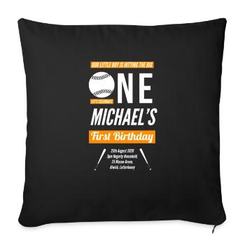 Adobe Express 20230920 2011550 1 - Housse de coussin décorative 45 x 45 cm - noir - Devant