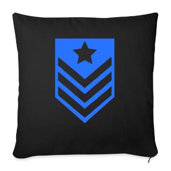 insigne - Housse de coussin décorative 45 x 45 cm - noir - Devant