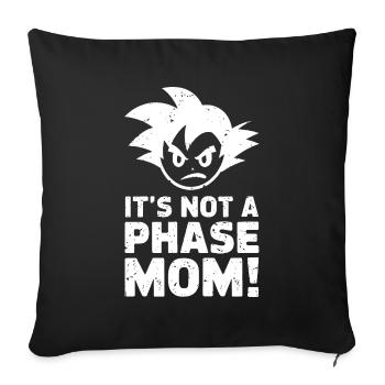 Ce n’est pas une phase maman ! Emo Goth Alternative - Housse de coussin décorative 45 x 45 cm - noir - Devant