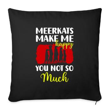 Africa Predator - Sofa pillowcase 17,3'' x 17,3'' (45 x 45 cm) - black - Front