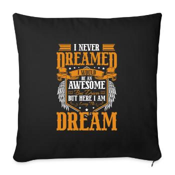 Bus Bus Bus Drivers - Sofa pillowcase 17,3'' x 17,3'' (45 x 45 cm) - black - Front