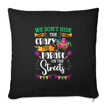 Party New Orleans Chains Music - Housse de coussin décorative 45 x 45 cm - noir - Devant