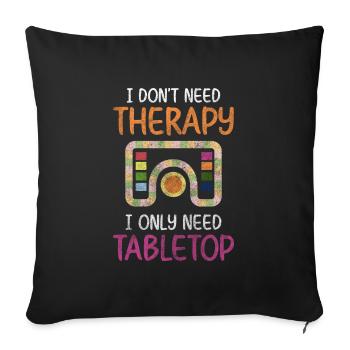 Games Board Game Player - Sofa pillowcase 17,3'' x 17,3'' (45 x 45 cm) - black - Front