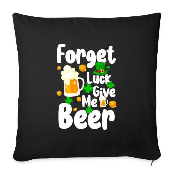 Irish Shamrock Leprechaun Celtic - Sofa pillowcase 17,3'' x 17,3'' (45 x 45 cm) - black - Front