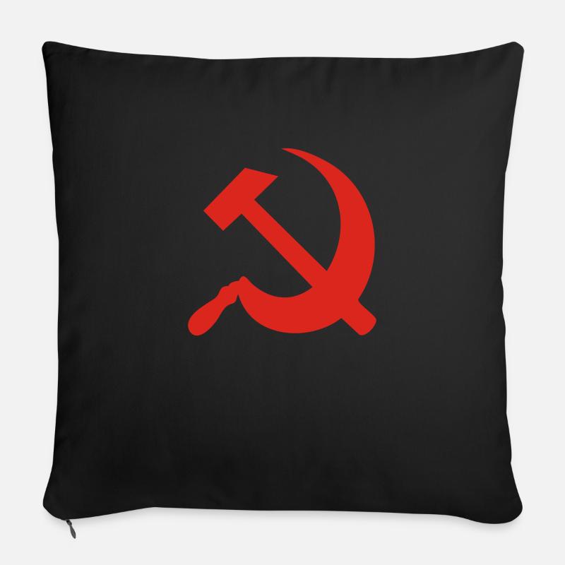 marteau et la faucille Housse de coussin décorative 45 x 45 cm