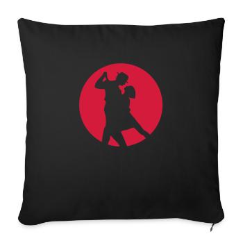 Tango in the night - Sofakissenbezug 45 x 45 cm - Schwarz - Vorne