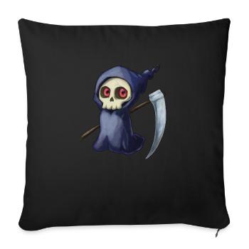 Petite mort - Housse de coussin décorative 45 x 45 cm - noir - Devant
