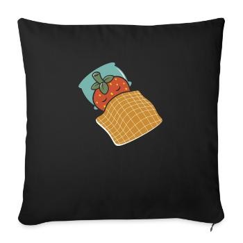 Lazy - Sofa pillowcase 17,3'' x 17,3'' (45 x 45 cm) - black - Front