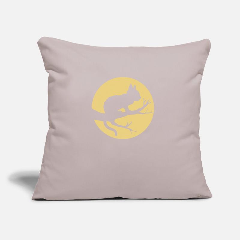Tree Moon Black Cat Sofa pillowcase 17,3'' x 17,3'' (45 x 45 cm)
