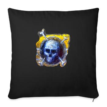 TOMZOFF Bucaneers - Sofakissenbezug 45 x 45 cm - Schwarz - Vorne