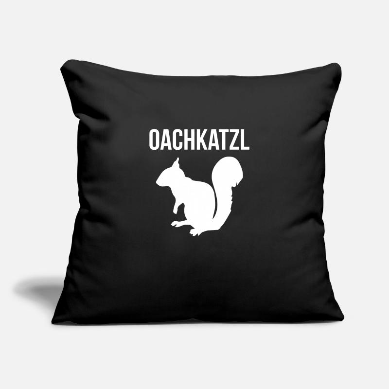 Oachkatzl Eichhörnchen Bayerisch Sofakissenbezug 45 x 45 cm