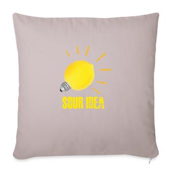 Sour Idea - Sofa pillowcase 17,3'' x 17,3'' (45 x 45 cm) - light taupe - Front