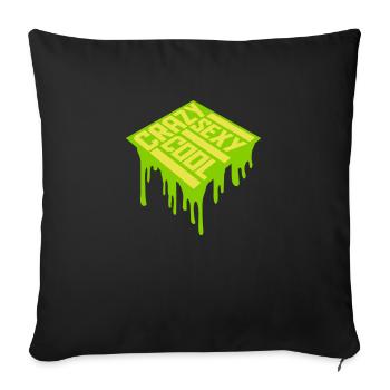 crazy sexy cool Design - Sofakissenbezug 45 x 45 cm - Schwarz - Vorne