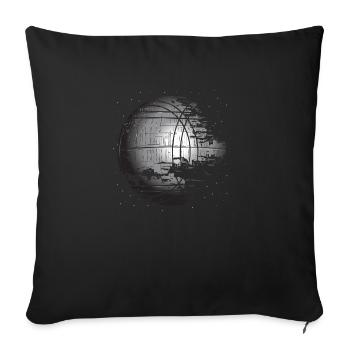Ball of death - Sofa pillowcase 17,3'' x 17,3'' (45 x 45 cm) - black - Front