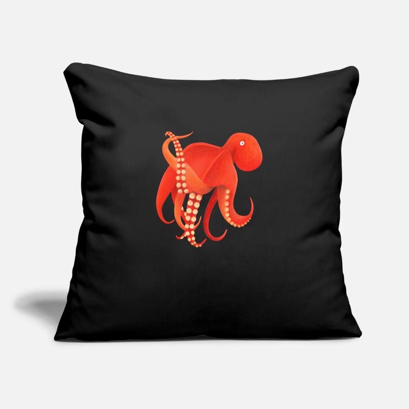 Pieuvres géantes Housse de coussin décorative 45 x 45 cm