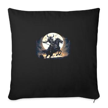 Hell Rider - Housse de coussin décorative 45 x 45 cm - noir - Devant