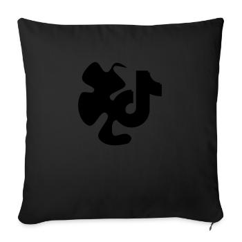 TikTok Star - Housse de coussin décorative 45 x 45 cm - noir - Devant