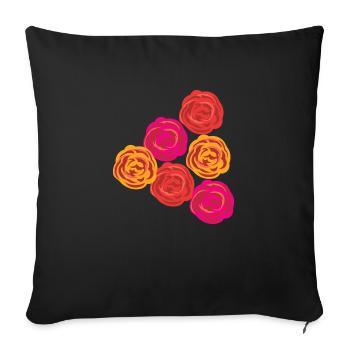 Florist Flower Plant Nature Gardener - Sofa pillowcase 17,3'' x 17,3'' (45 x 45 cm) - black - Front
