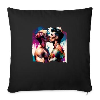 Pusu is - Sofa pillowcase 17,3'' x 17,3'' (45 x 45 cm) - black - Front