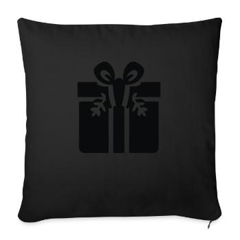 Celebration Box - Sofa pillowcase 17,3'' x 17,3'' (45 x 45 cm) - black - Front