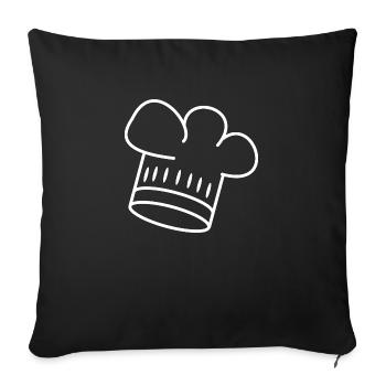 Toque - Sofa pillowcase 17,3'' x 17,3'' (45 x 45 cm) - black - Front